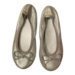 Harper Canyon Metallic Ballet Flats with Bow